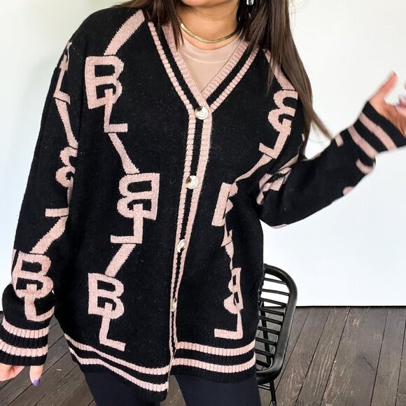 Varsity Saddle Cardigan - Picture 6 of 9